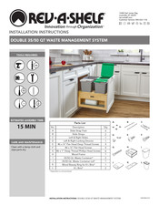 Rev-A-Shelf 4WCWM-2435DMSC-2 Instructions D'installation