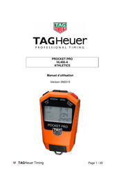 TAG Heuer PROCKET PRO HL400-A ATHLETICS Manuel D'utilisation