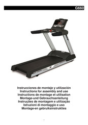 BH FITNESS G660 Instructions De Montage Et Utilisation