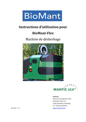 Mantis ULV BioMant-Flex Instructions D'utilisation