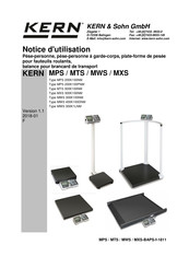 KERN and SOHN MWS 300K100NM Notice D'utilisation
