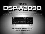 Yamaha DSP-A3090 Mode D'emploi