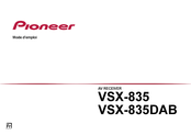 Pioneer VSX-835 Mode D'emploi