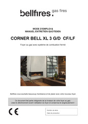 Bellfires Corner Bell XL 3 G/D CF Mode D'emploi & Manuel Entretien Quotidien