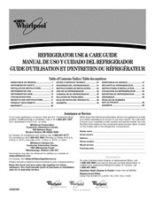 Whirlpool GR2SHWXPT01 Guide D'utilisation Et D'entretien