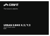 Crivit URBAN E-BIKE X.2 Guide De Démarrage Rapide