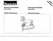 Makita AF502 Manuel D'instructions