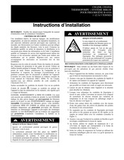 Carrier CH16NA Instructions D'installation