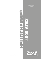 CIAT HELIOTHERME 4000 ATEX Manuel D'instructions