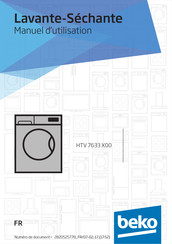 Beko HTV 7633 X00 Manuel D'utilisation