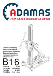 ADAMAS B16 Roller Instructions D'utilisation