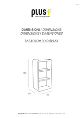 PLUST BARTOLOMEO DISPLAY Instructions De Montage