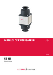 Pfeiffer Vacuum ES 25S Manuel De L'utilisateur