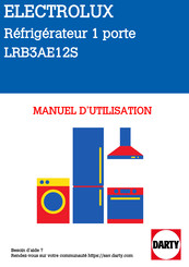 Electrolux LRB3AE12S Notice D'utilisation
