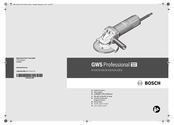 Bosch GWX Professional 9-115 S Notice Originale