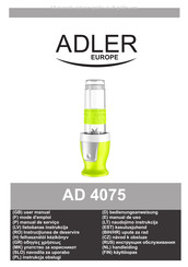 Adler europe AD 4075 Mode D'emploi