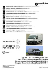 Westfalia Automotive 306 271 300 113 Instructions De Montage