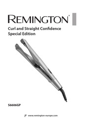 Remington Curl and Straight Confidence S6606GP Mode D'emploi