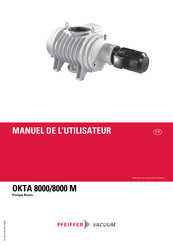 Pfeiffer Vacuum OKTA 8000 Manuel De L'utilisateur