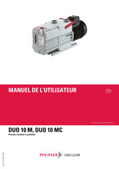 Pfeiffer Vacuum DUO 10 M Manuel De L'utilisateur