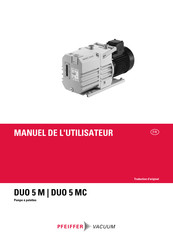 Pfeiffer Vacuum DUO 5 MC Manuel De L'utilisateur