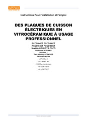 Lotus PCCD-84ET Instructions Pour L'installation Et L'emploi