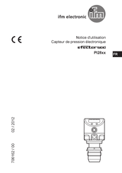 IFM Electronic Efector500 PI2896 Notice D'utilisation