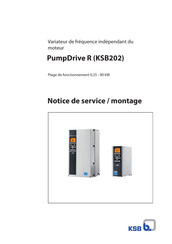 KSB Pump Drive R Notice De Service / Montage