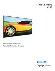 Philips Signage Solutions 49BDL3050Q Manuel De L'utilisateur