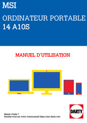 MSI 14 A10S Manuel D'utilisation