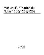 Nokia 1209 Manuel D'utilisation