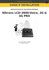 Nikrans LCD-3000-Voice Guide D'installation