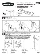 Rubbermaid 1M88 Instructions De Montage