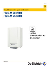 De Dietrich PMC-M 20/28MI Notice D'installation Et D'entretien