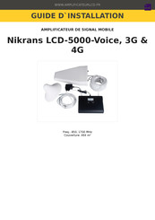 Nikrans LCD-5000-Voice Guide D'installation