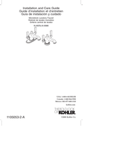 Kohler K-10580 Guide D'installation Et D'entretien