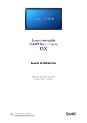 SMART Board GX Serie Guide D'utilisation