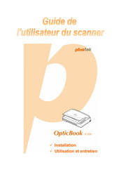 Plustek OpticBook A300 Guide De L'utilisateur