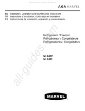 AGA MARVEL ML24RF Instructions D'installation, D'utilisation Et D'entretien