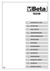 Beta 1924B Mode D'emploi