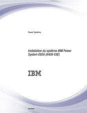 IBM System E850 Manuel D'installation