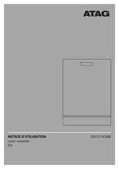 Atag DW7214OMB Notice D'utilisation