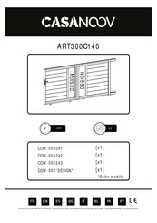 Casanoov ART300C140 Instructions De Montage