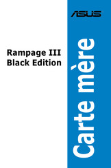 Asus Rampage III Black Edition Mode D'emploi