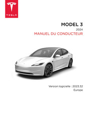 Tesla 3 2024 Manuel Du Conducteur