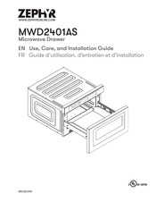 Zephyr MWD2401AS Guide D'utilisation, D'entretien Et D'installation