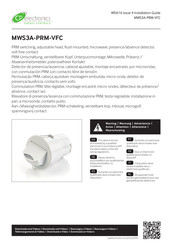 CP Electronics MWS3A-PRM-VFC Instructions D'installation