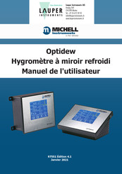 Michell Instruments Optidew CH-3280 Manuel De L'utilisateur