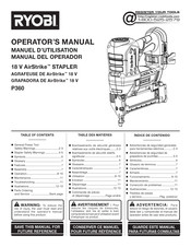 Ryobi AirStrike P360 Manuel D'utilisation