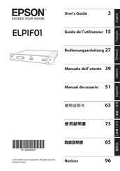 Epson ELPIF01 Guide De L'utilisateur